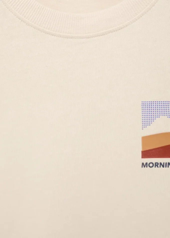 T-shirt stampata a maniche corte T-shirt stampata a maniche corte