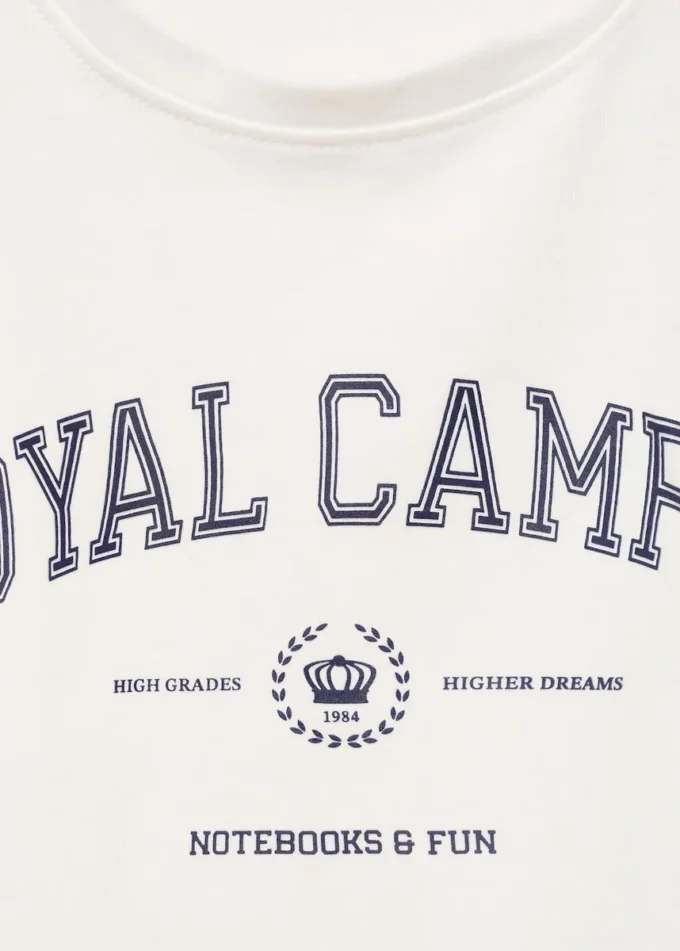 T-shirt stampata a maniche corte T-shirt stampata a maniche corte