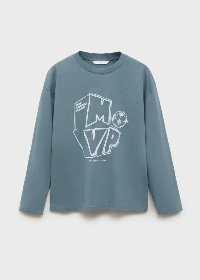 T-shirt stampata a maniche corte T-shirt stampata a maniche corte