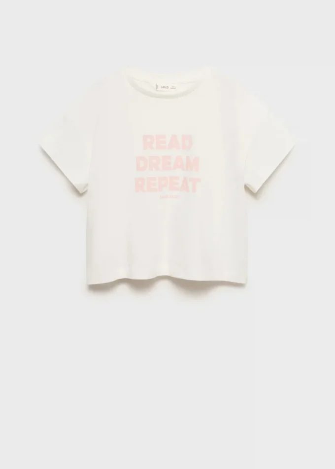 T-shirt stampata a maniche corte