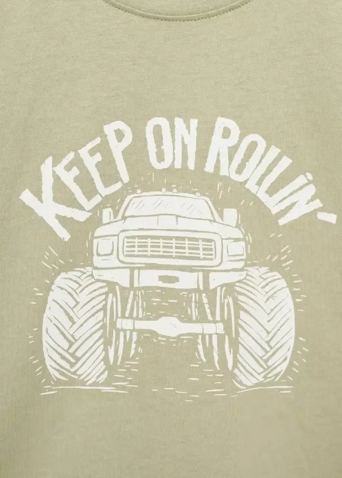 T-shirt stampata a maniche corte T-shirt stampata a maniche corte