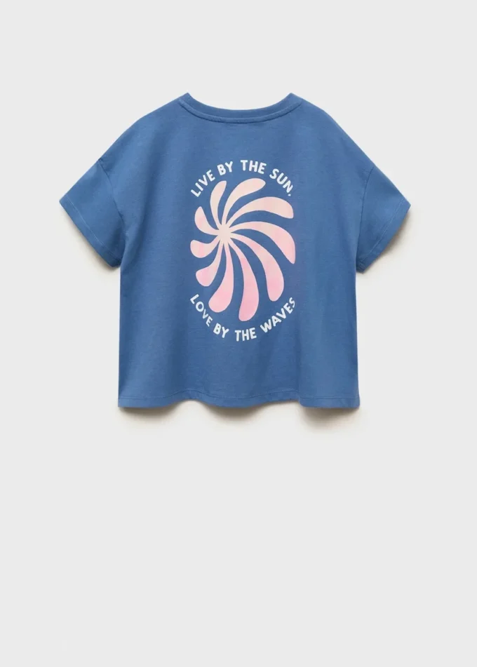 T-shirt stampata a maniche corte T-shirt stampata a maniche corte