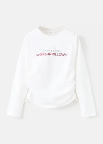 t shirt stampata con ruches 1 330x462 - T-shirt stampata con ruches