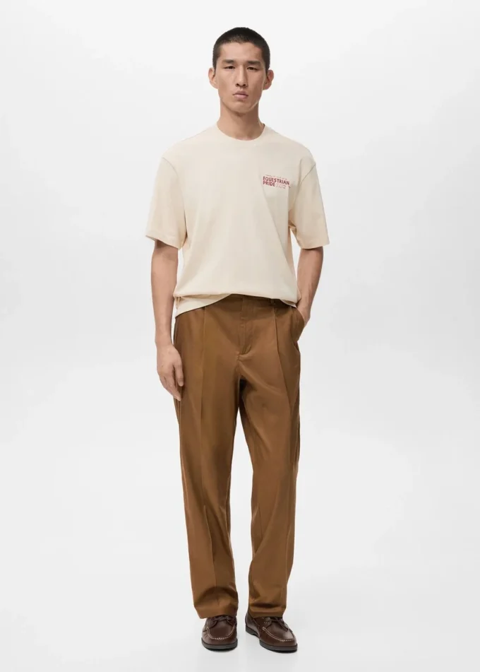 T-shirt stampata dalla vestibilità morbida T-shirt stampata dalla vestibilità morbida