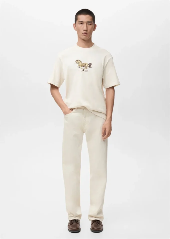 T-shirt stampata in cotone 100% T-shirt stampata in cotone 100%