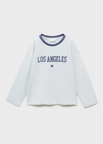 T-shirt stampata in misto cotone T-shirt stampata in misto cotone