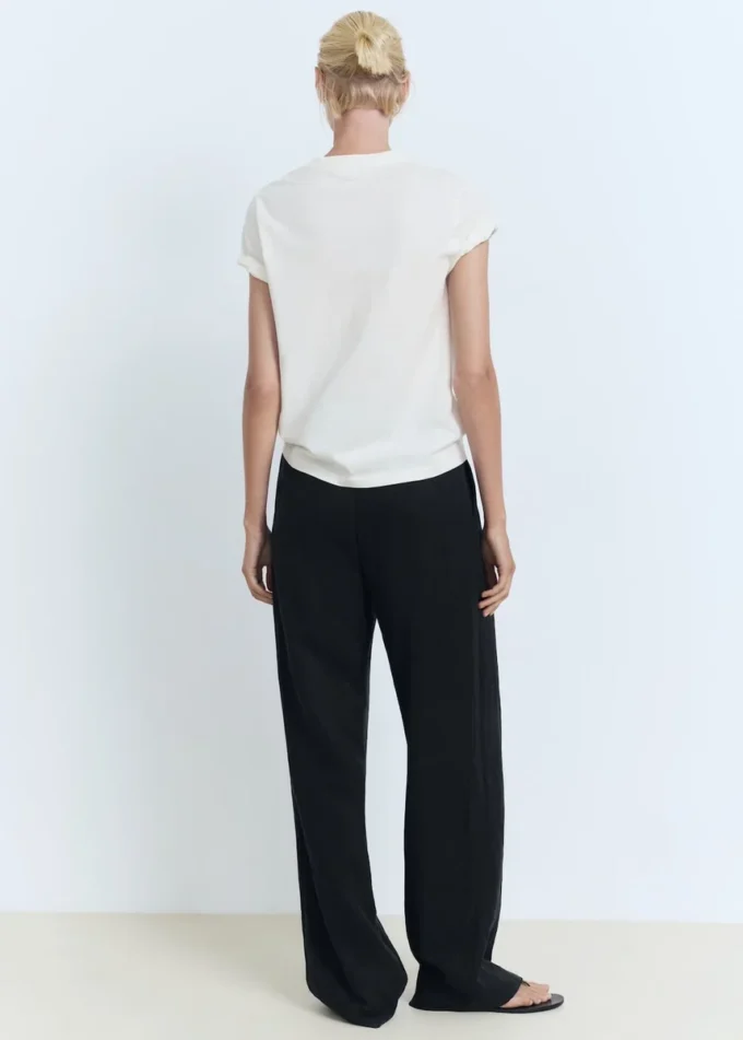 T-shirt stampata in misto cotone T-shirt stampata in misto cotone