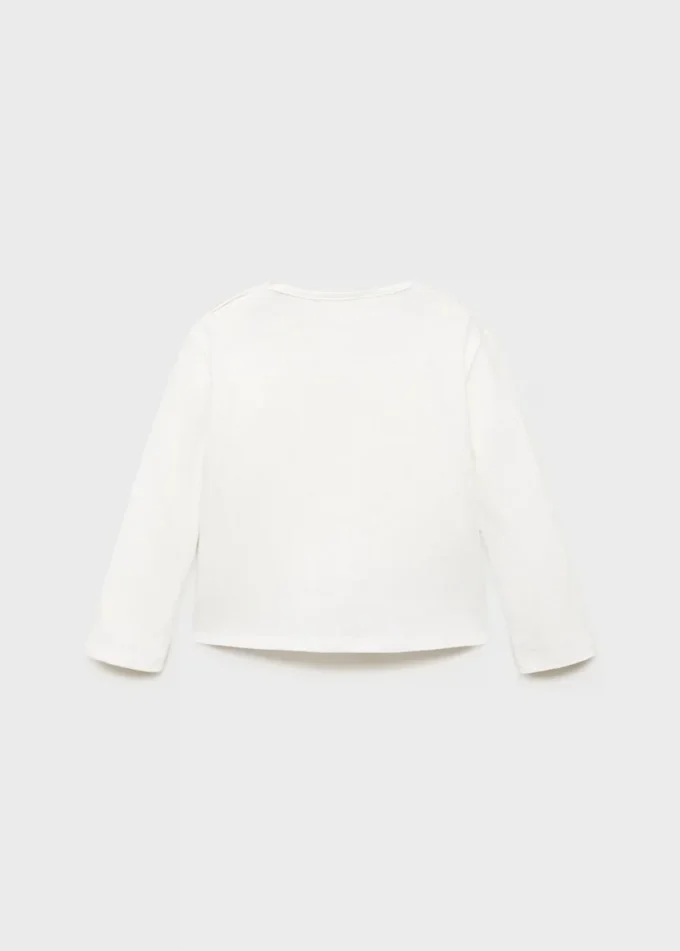 T-shirt stampata in misto cotone T-shirt stampata in misto cotone