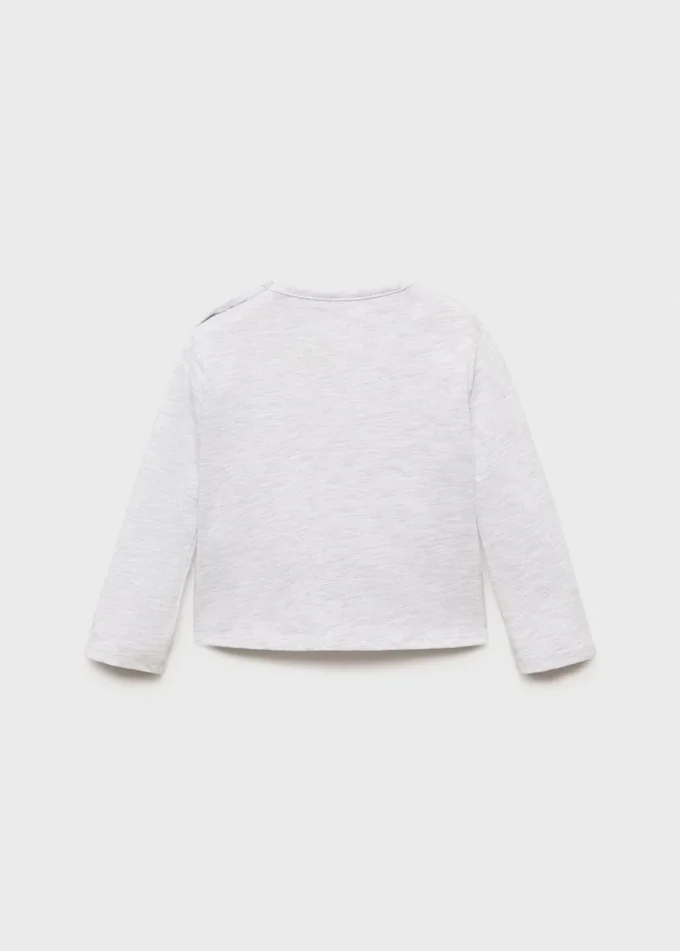 T-shirt stampata in misto cotone T-shirt stampata in misto cotone