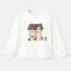 T-shirt stampata in misto cotone T-shirt stampata in misto cotone