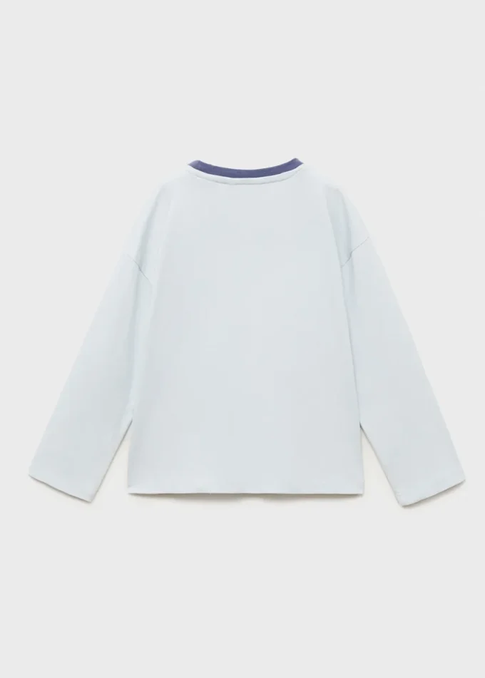 T-shirt stampata in misto cotone T-shirt stampata in misto cotone