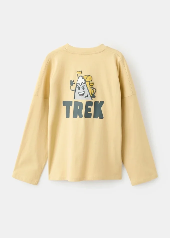 T-shirt stampata in misto cotone T-shirt stampata in misto cotone