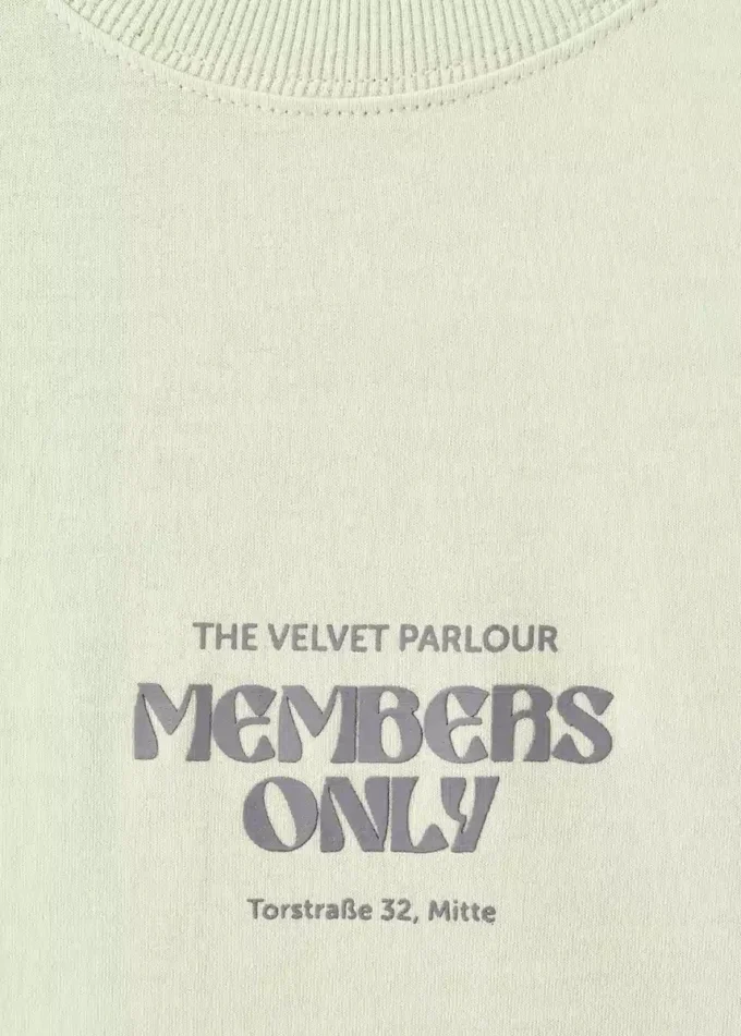 T-shirt stampata in misto cotone T-shirt stampata in misto cotone