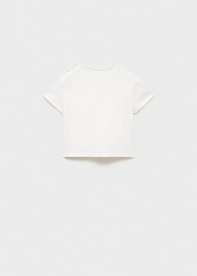 T-shirt stampata in misto cotone T-shirt stampata in misto cotone