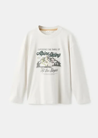 T-shirt stampata ricamata T-shirt stampata ricamata