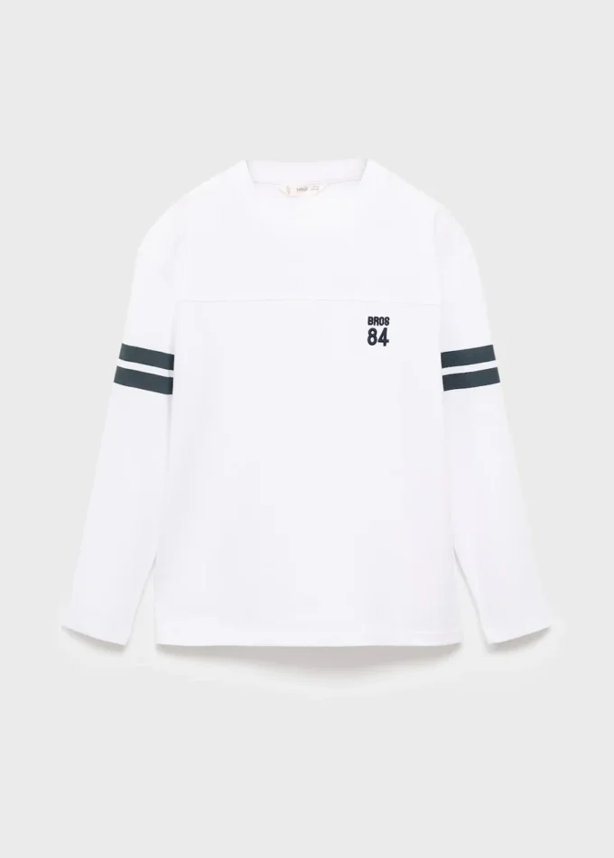 T-shirt stampata ricamata T-shirt stampata ricamata