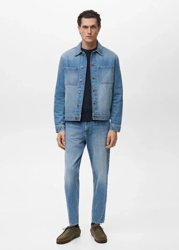 Tasche della giacca in denim Tasche della giacca in denim