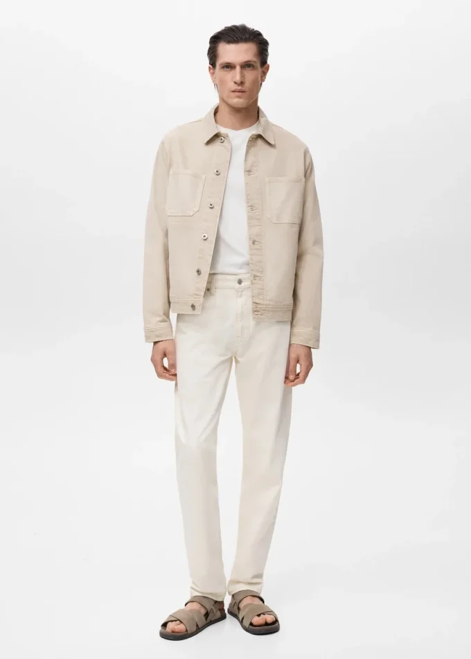 Tasche della giacca in denim