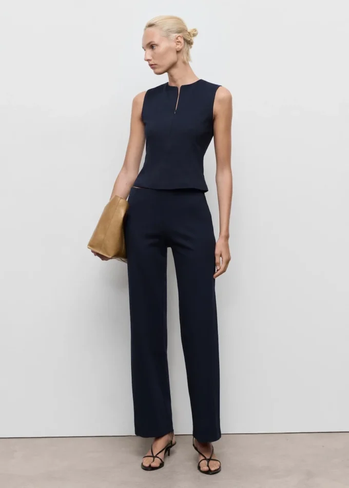 Top aderente con zip Top aderente con zip