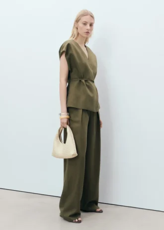 Top avvolgente in lyocell Top avvolgente in lyocell