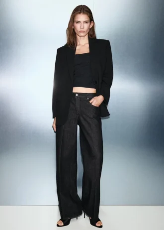 Top con cinturini e dettagli in strass