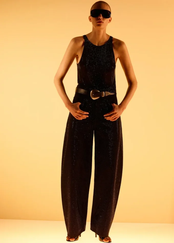 Top con cristalli Top con cristalli