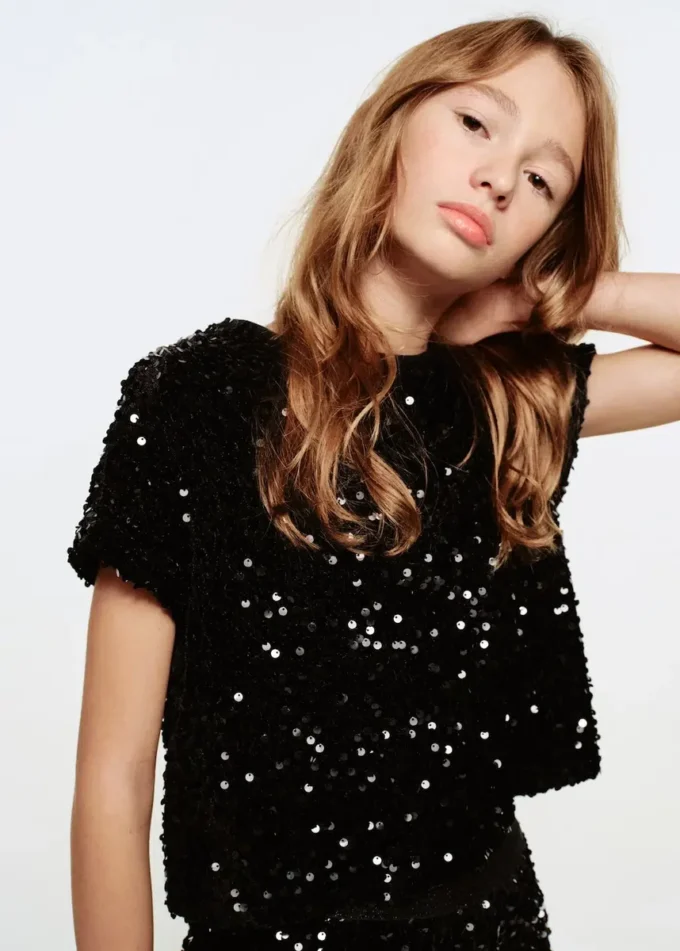 Top con paillettes Top con paillettes