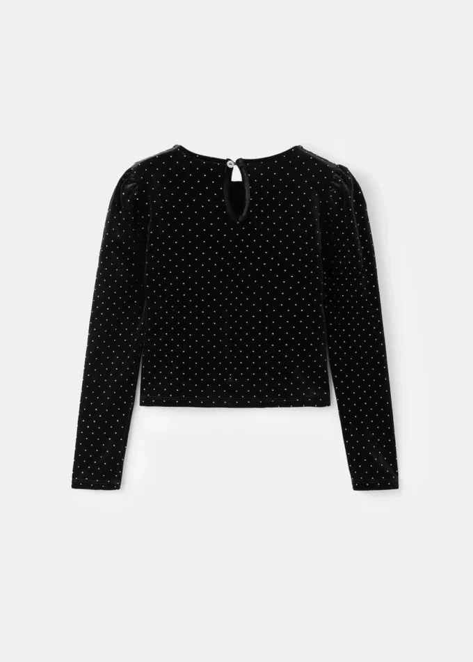 Top con strass Top con strass