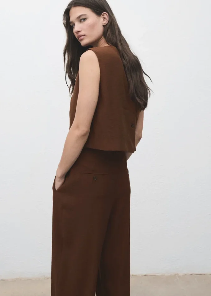 Top corto con bottoni Top corto con bottoni