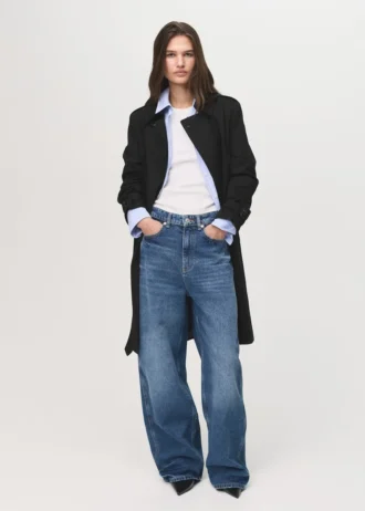 Trench classico con cintura