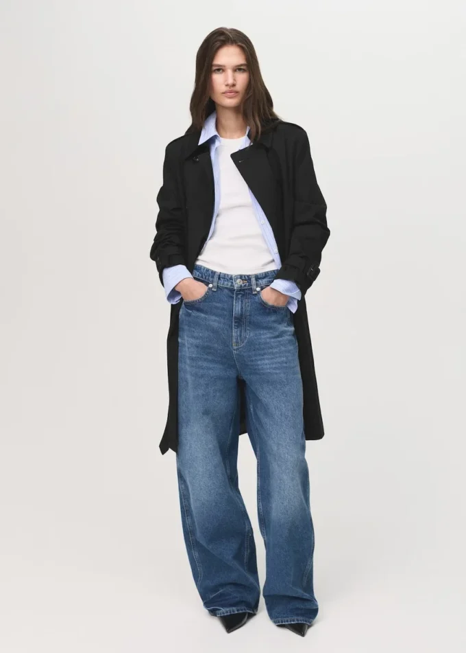 Trench classico con cintura Trench classico con cintura