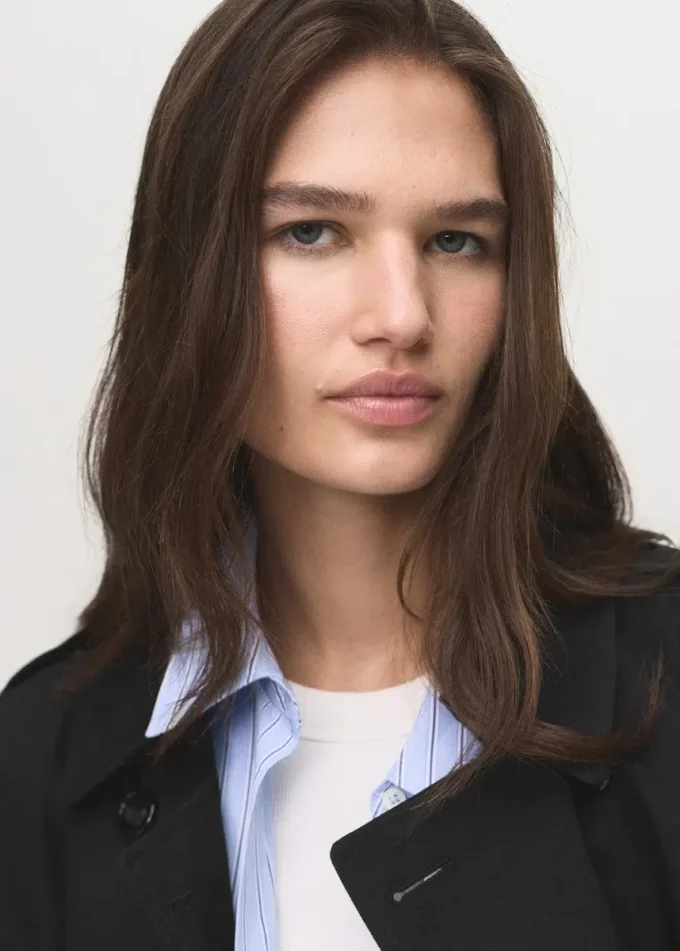 Trench classico con cintura Trench classico con cintura