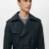 Trench con cintura idrorepellente Trench con cintura idrorepellente