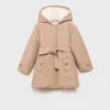 Trench con fodera in pelliccia Trench con fodera in pelliccia