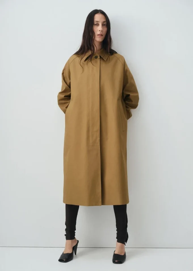 Trench lungo 100% cotone Trench lungo 100% cotone