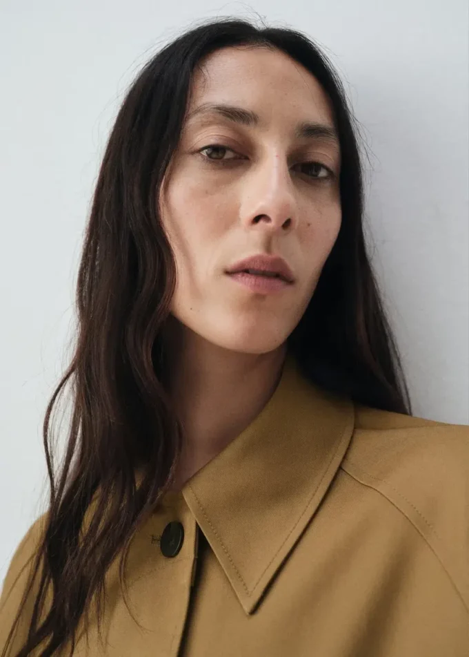 Trench lungo 100% cotone Trench lungo 100% cotone