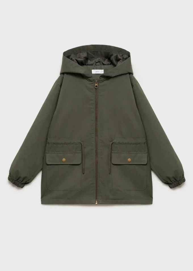 Trench stile safari con tasche Trench stile safari con tasche