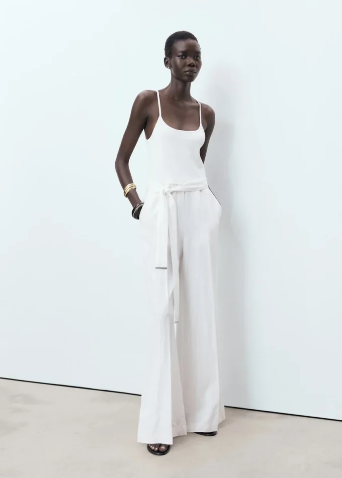 Tuta con cintura Tuta con cintura