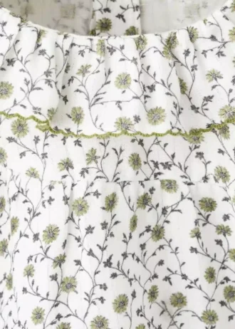 Tuta con stampa floreale