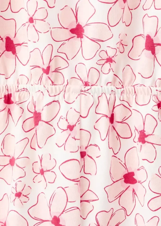 Tuta corta con fiori Tuta corta con fiori