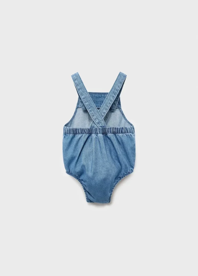 Tuta in cotone denim Tuta in cotone denim