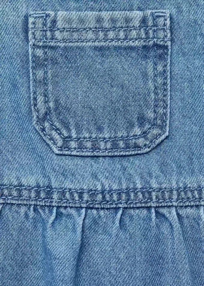 Tuta in cotone denim Tuta in cotone denim