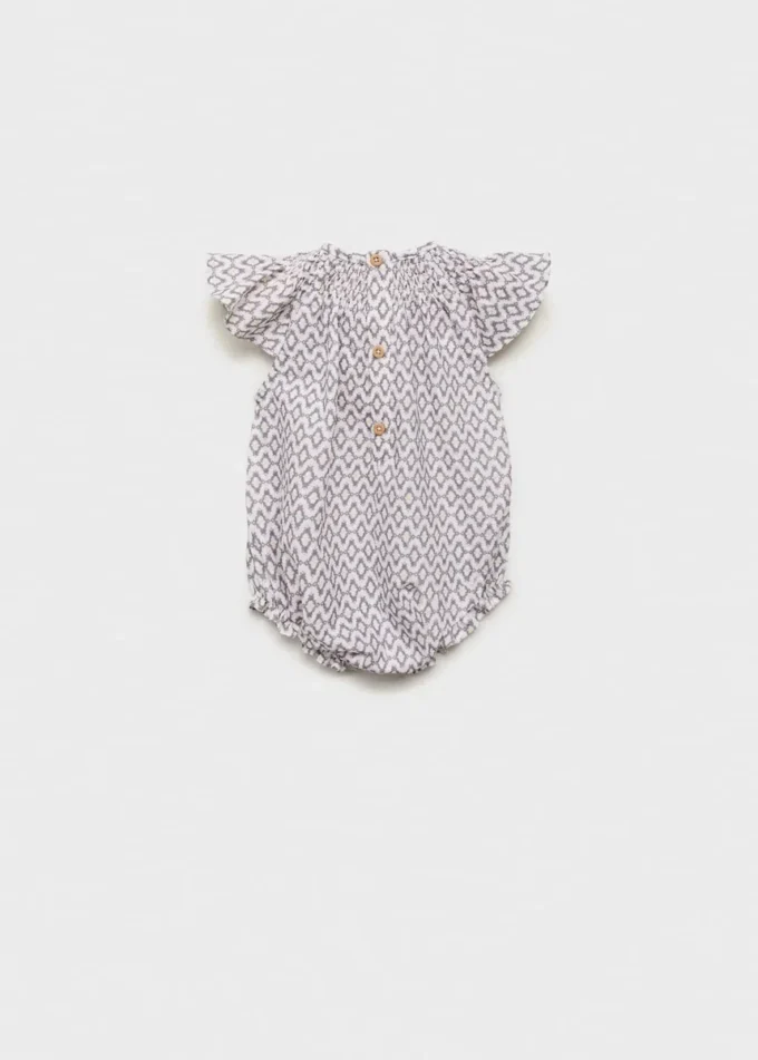 Tuta intera in cotone stampato Tuta intera in cotone stampato