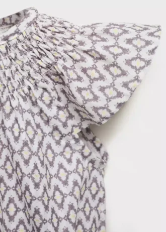 Tuta intera in cotone stampato