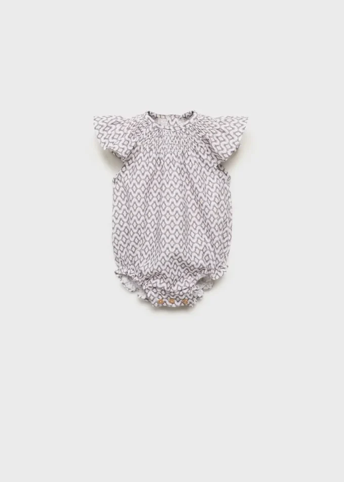 Tuta intera in cotone stampato Tuta intera in cotone stampato