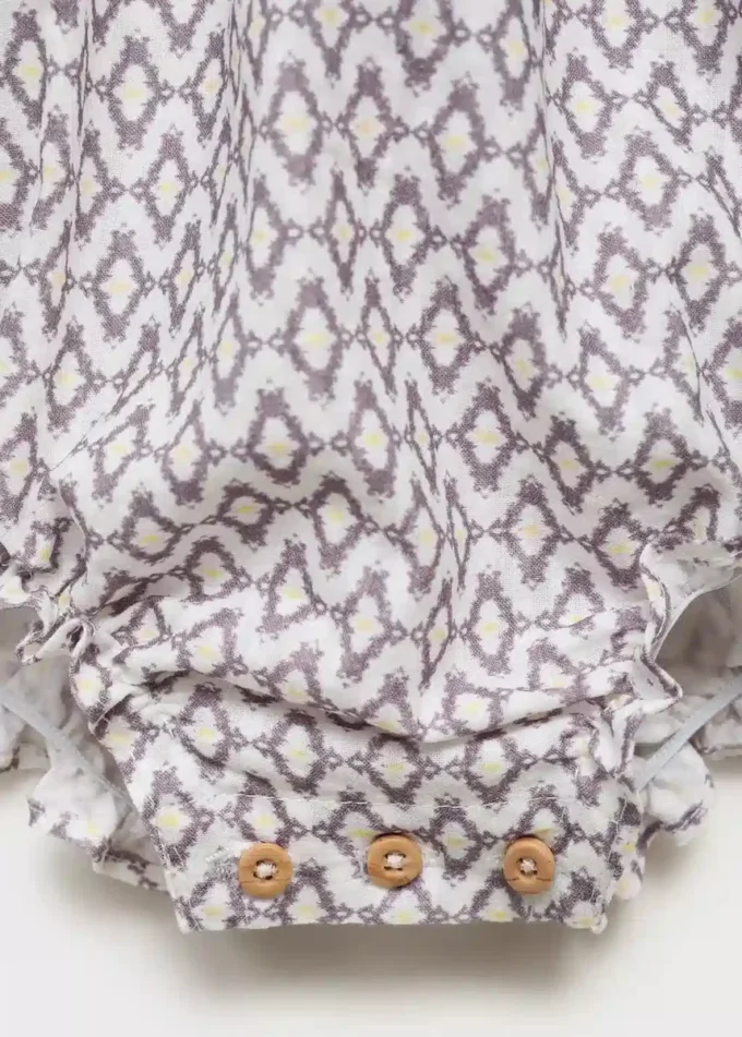 Tuta intera in cotone stampato Tuta intera in cotone stampato