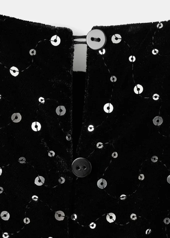 Tuta lunga con paillettes Tuta lunga con paillettes