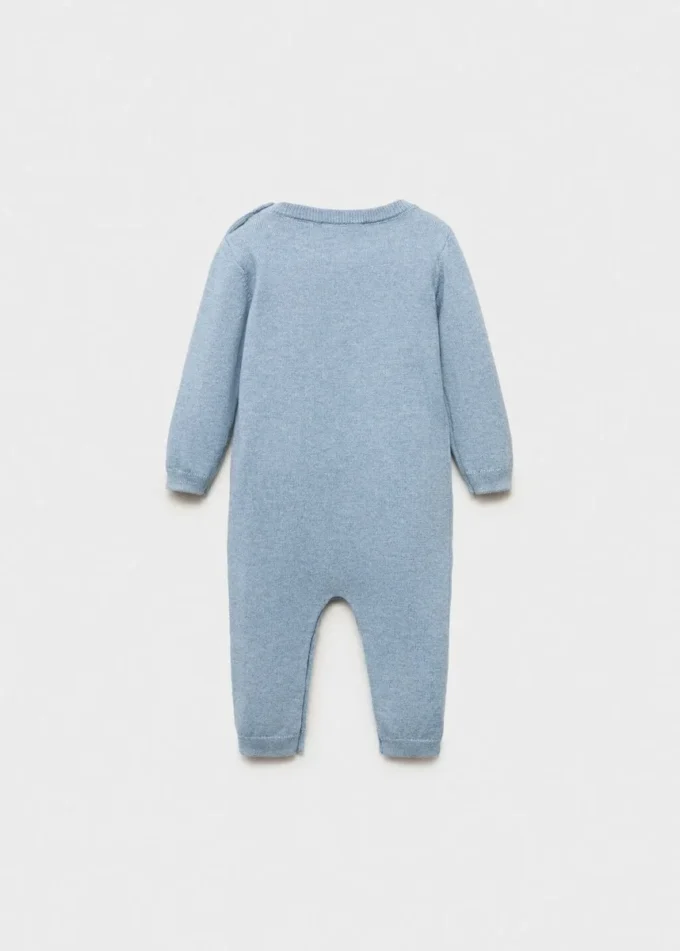 Tuta lunga con tasca sul petto