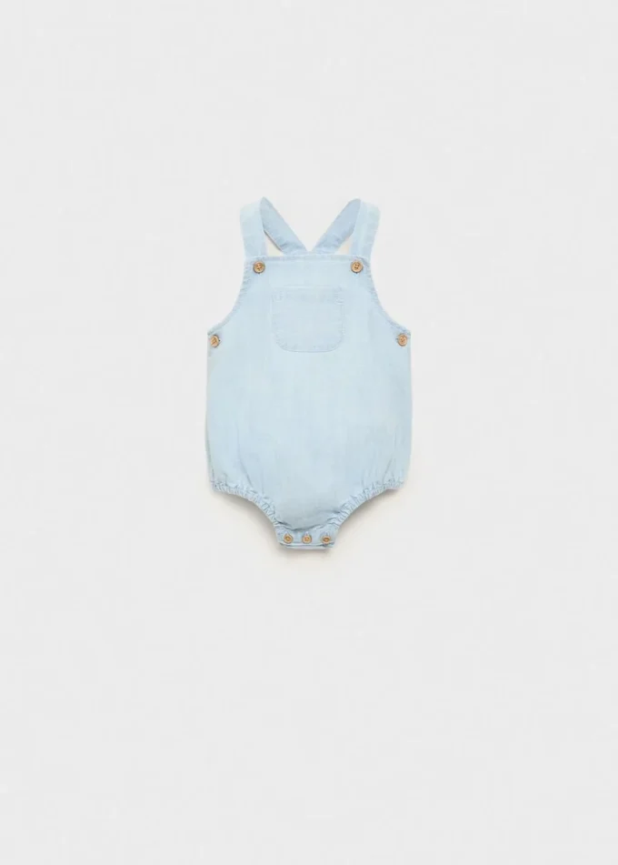 Tutina corta in denim Tutina corta in denim