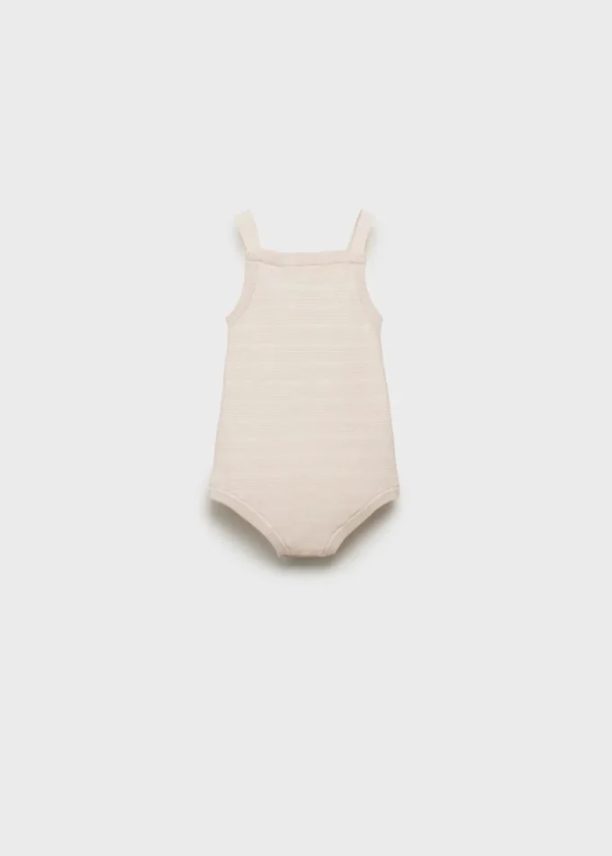 Tutina in maglia a righe Tutina in maglia a righe